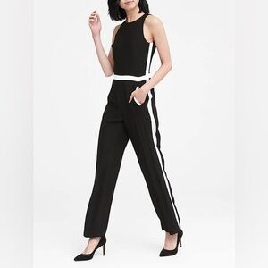 NWT Banana Republic Black and White Jumpsuit